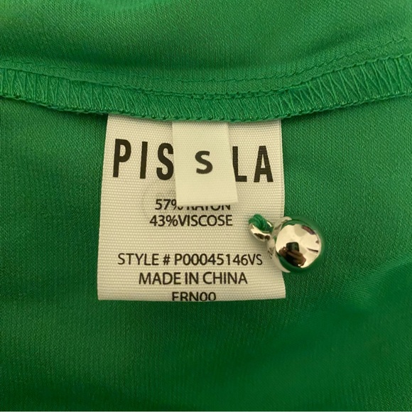 NWT Pistola Small Green Sia Blouse - Picture 9 of 13
